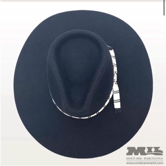 Brixton Leigh Felt Fedora Hat Size M - Picture 9 of 11